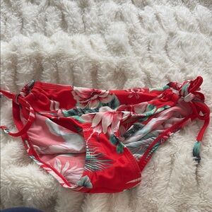Target Red Floral Bikini Bottom